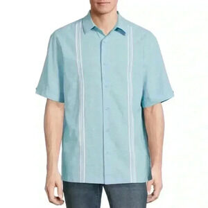 Cubavera Linen Short Sleeve Button Down Shirt